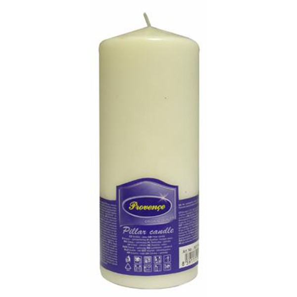 Neparfumovaná sviečka PROVENCE 16cm biela