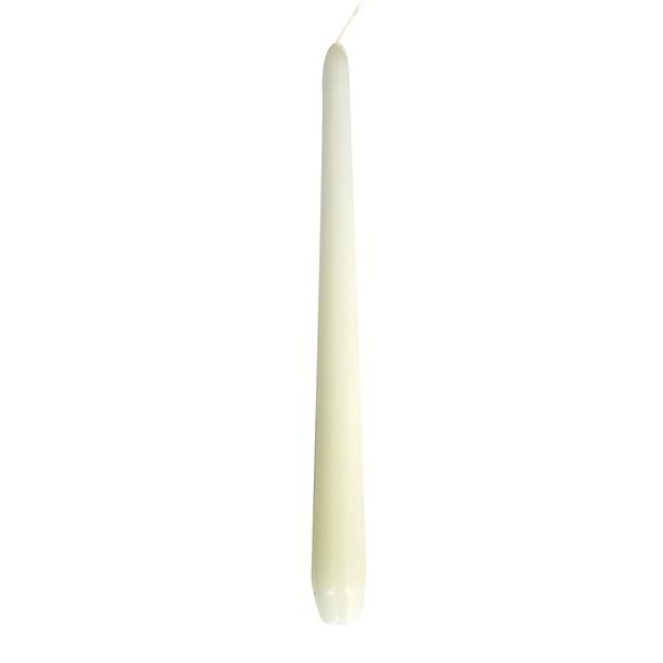 Kónická sviečka 24,5cm PROVENCE biela