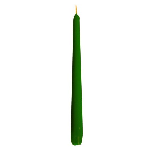 Kónická sviečka 24,5cm PROVENCE tmavo zelená