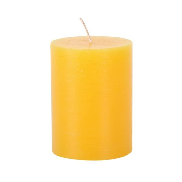 Rustikálna sviečka 10cm PROVENCE žltá