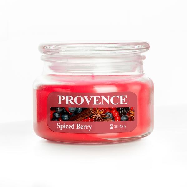 Vonná sviečka v skle PROVENCE 45 hodín spiced berry