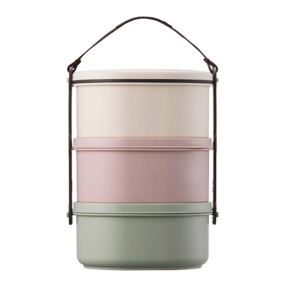 Plastový obedár LOCK 3x680ml