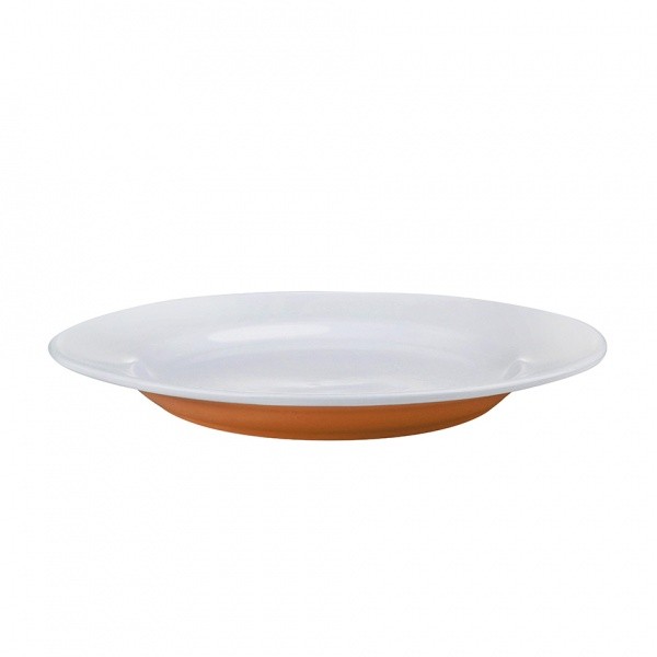 Tanier jedálenský, porcelán, oranžový mat, 27,5 cm