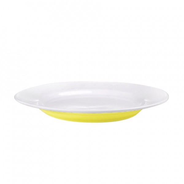 Tanier jedálenský, porcelán, žltý mat, 27,5 cm