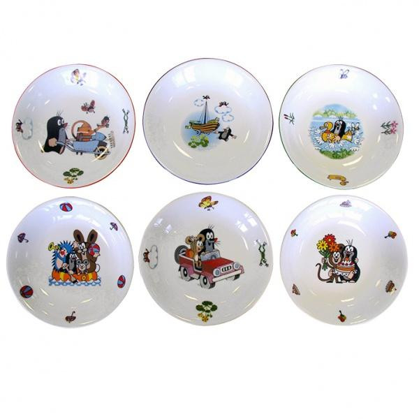 Porcelánový hlboký tanier THUN 20cm krtko MIX motívov