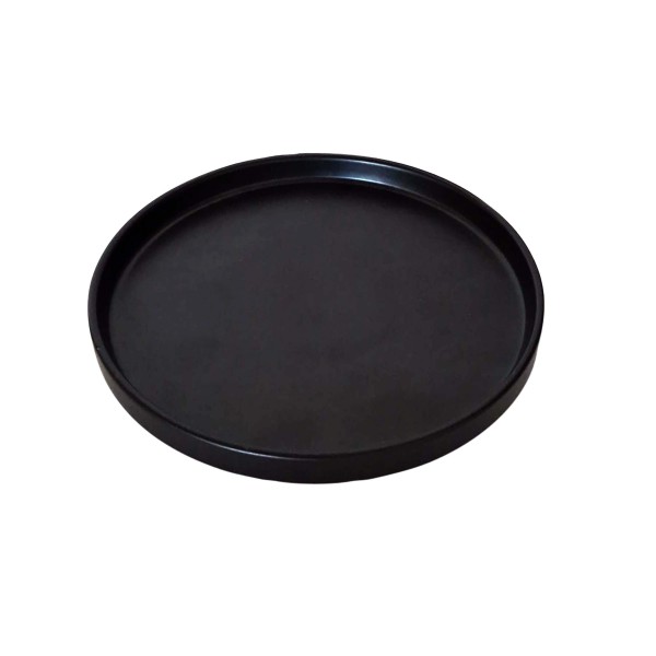 Keramický dezertný tanier KITCHISIMO 20cm čierny mat