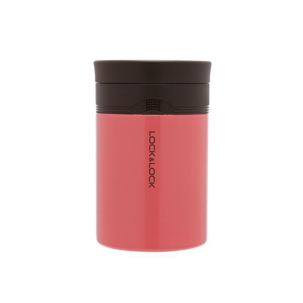 Nerezová termoska na jedlo a pitie LOCK Wave 500ml ružová