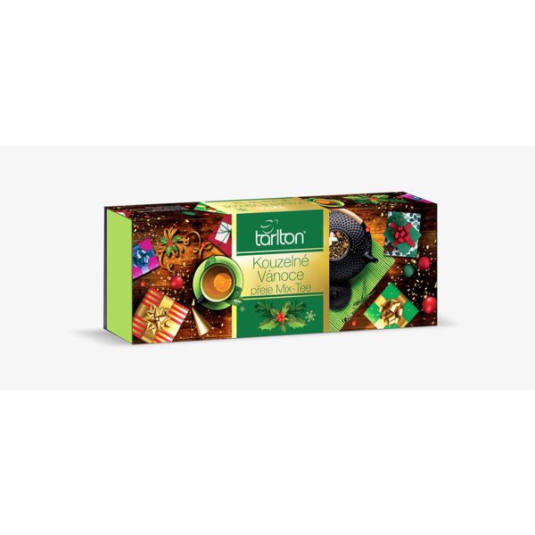 ČAJE TARLTON KOUZELNÉ VÁNOCE ASS 5 GREEN TEA100X2G