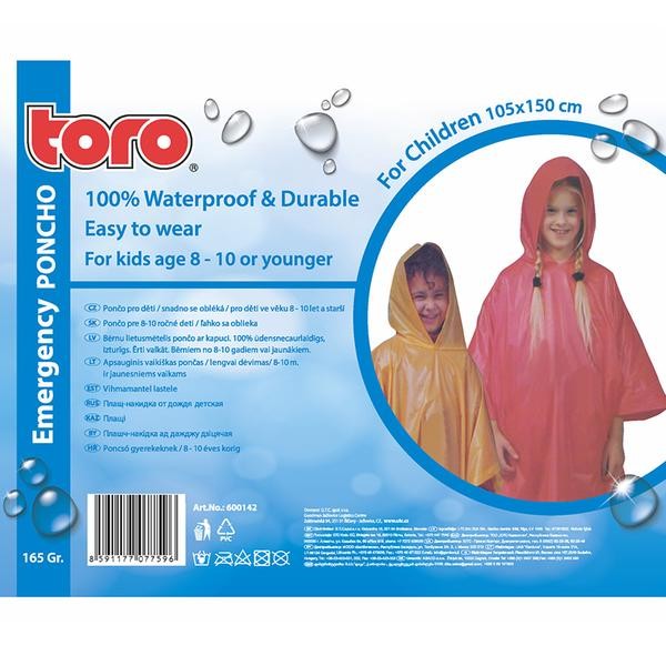 Poncho pláštenka pre deti TORO 8-10 rokov