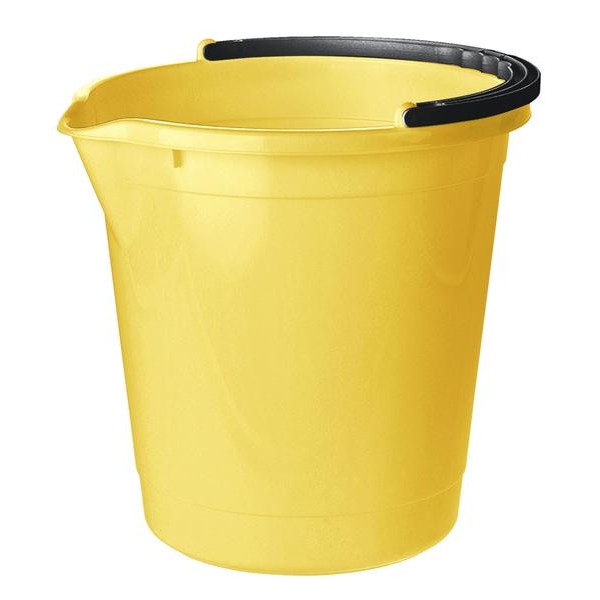 Plastové vedro s výlevkou Tontarelli 7 l žltý