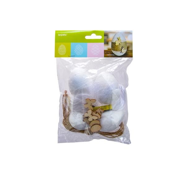 Dekoračná kreatívna súprava rustikálne vajce