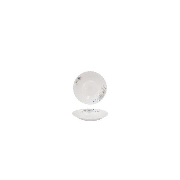 HLBOKÝ TANIER AMELIA 22 CM, OPÁLOVÉ SKLO