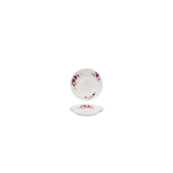 HLBOKÝ TANIER JULIA 22 CM, OPÁLOVÉ SKLO