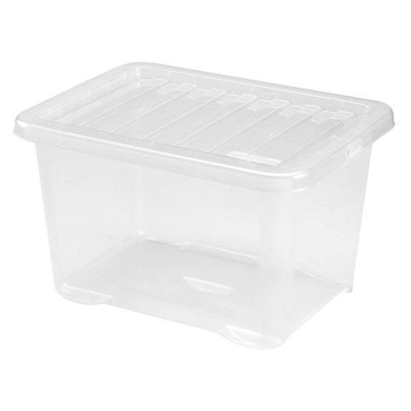 Plastový úložný box s vekom Heidrun Quasar 28l