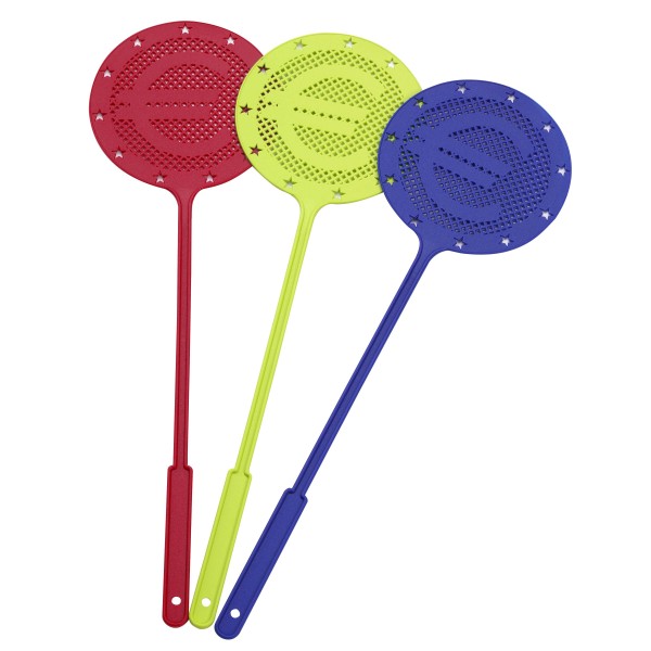 Plácačka na muchy 45cm euro MIX farieb