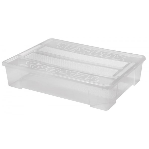Plastový úložný box s vekom HEIDRUN TexBox 60l