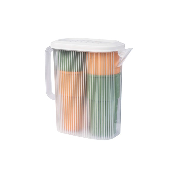 SADA KANVICA 3L+ŠÁLKY1+4KS,PLAST,ZELENÁ/ORANŽOVÁ