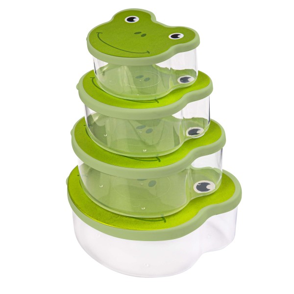 SADA 4 POHÁROV NA DESIATU ŽABA 180/310/500/710ML STR