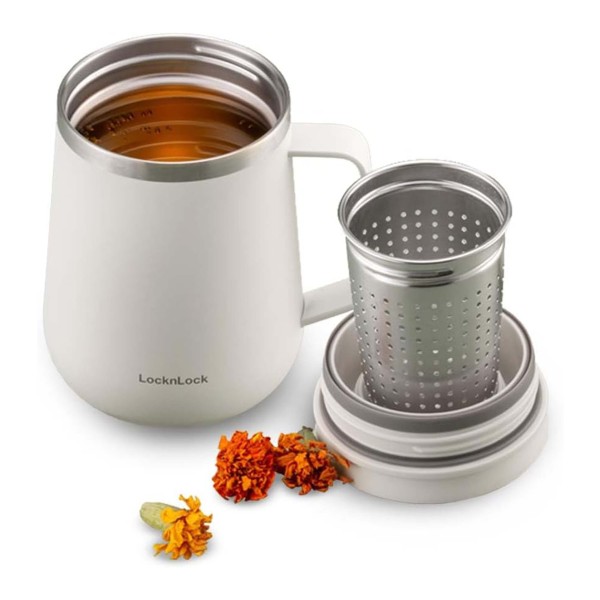 Termohrnček s uchom LOCK Metro 400ml slonová kosť