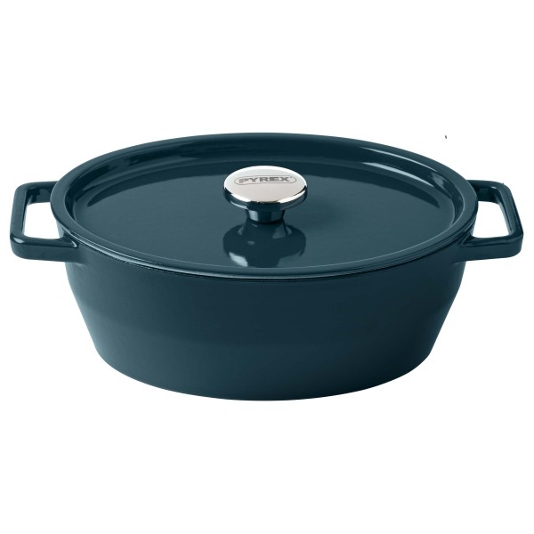 LIATINOVÝ KASTRÓL S POKRIEVKOU 29CM, 5L TMAVOZELENÝ