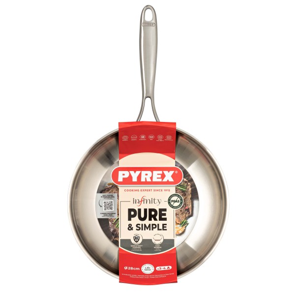 Nerezová panvica PYREX Infinity 28cm