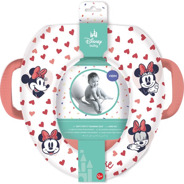 MÄKKÉ ZÁCHODOVÉ SEDADLO S DRŽADLAMI MINNIE