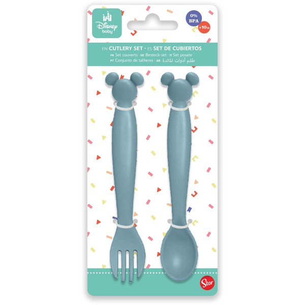 SADA DETSKÝCH PRÍBOROV LYŽICA A VIDLIČKA MICKEY