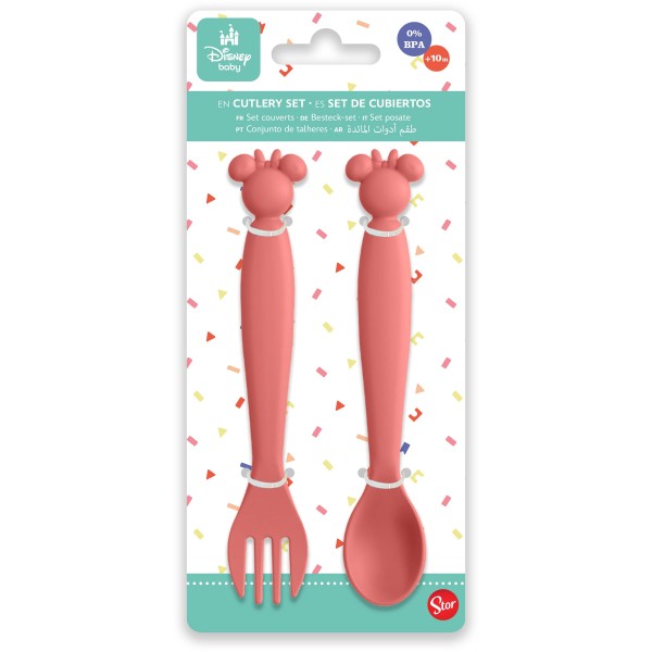 DETSKÝ PRÍBOR MINNIE LYŽIČKA A VIDLIČKA