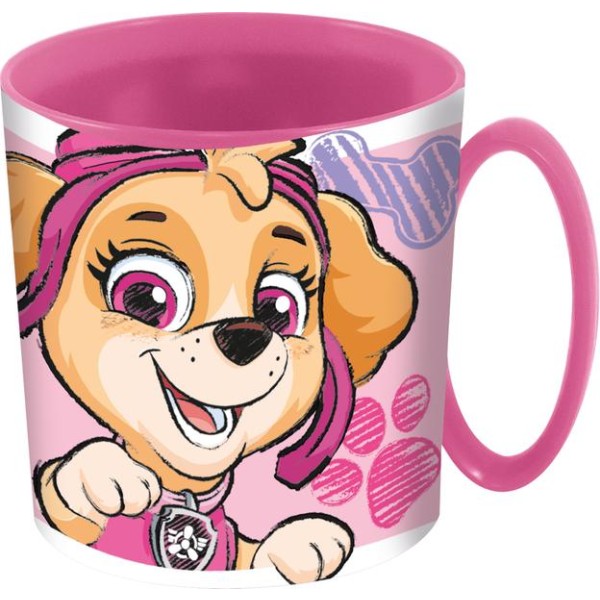 Plastový hrnček Paw Patrol 350ml ružový