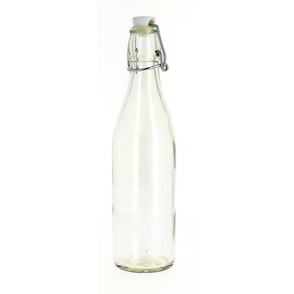 Sklenená fľaša s patentným uzáverom CERVE 500ml HELLO SUMMER COCO