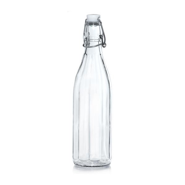 Sklenená fľaša s patentným uzáverom CERVE 500ml HELLO SUMMER COCO