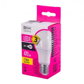 ŽIAROVKA LED CLS A60 6W 470LM E27 WW