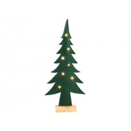 Plstený vianočný stromček 7 LED 52cm s časovačom