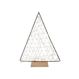 Vianočná dekorácia na drevenom podstavci 80 LED stromček 38cm