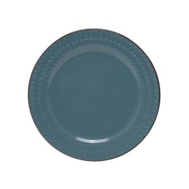 Keramický plytký tanier ROMA 28cm modrý