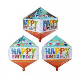 BalónIk "Happy Birthday" TORO diamant