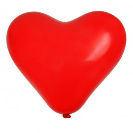 Balónek srdce 23cm TORO 20ks mix farieb