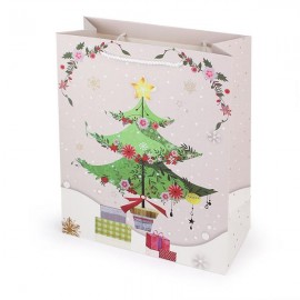 Papierová vianočná dárčeková taška TORO 32x26x12cm assort