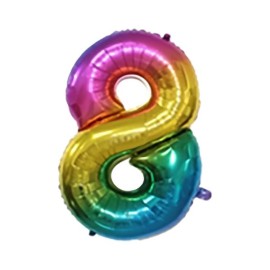 Balónik fóliový TORO číslica "8" 30cm