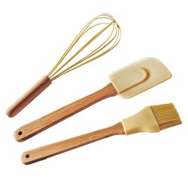 Sada silikónového náčinia TORO Bamboo 3ks