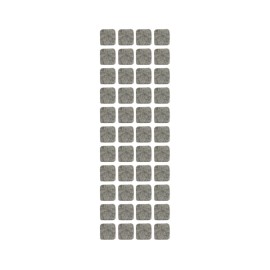 Ochranné podložky pod nábytok TORO 44ks samolepiaci MIX