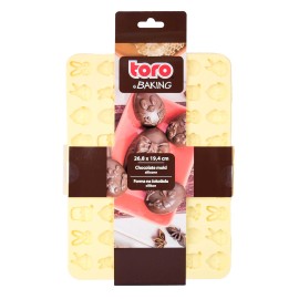 Silikónová forma na čokoládu TORO 54ks veľkonočná