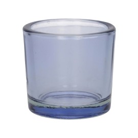 Sklenený svietnik na čajovú sviečku ESPEN 6cm lila