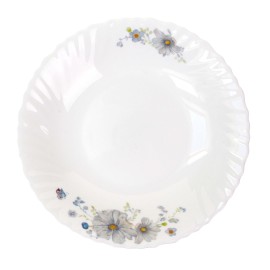 Hlboký tanier AMELIA 22cm opálové sklo