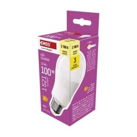 LED ŽIAROVKA KLASICKÁ A60/E27/13W (100W)/1521LM/TEPL