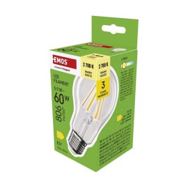 LED ŽIAROVKA A60/E27/5,9W(60W)/806LM/WARM