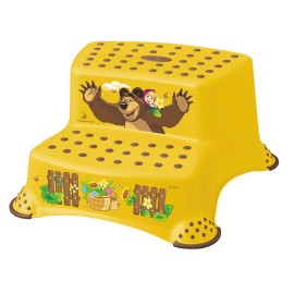 DETSKÁ DVOJPOSCHODOVÁ STOLIČKA MÁŠA A MEDVEĎ40X37X21