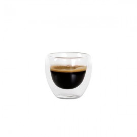 Sklenený hrnček Espresso TORO dvojité borosilikátové sklo 100ml