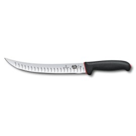 MÄSIARSKY NÔŽ VICTORINOX FIBROX S DVOJITOU RUKOVÄŤOU, ČEPEĽ25 CM