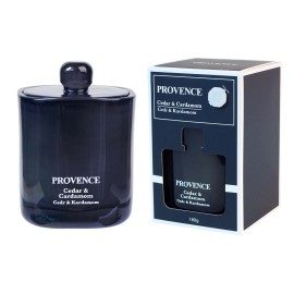 Vonná sviečka v skle PROVENCE 25 hodín céder kardamóm